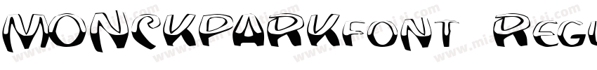 MONCKPARKfont Regular字体转换